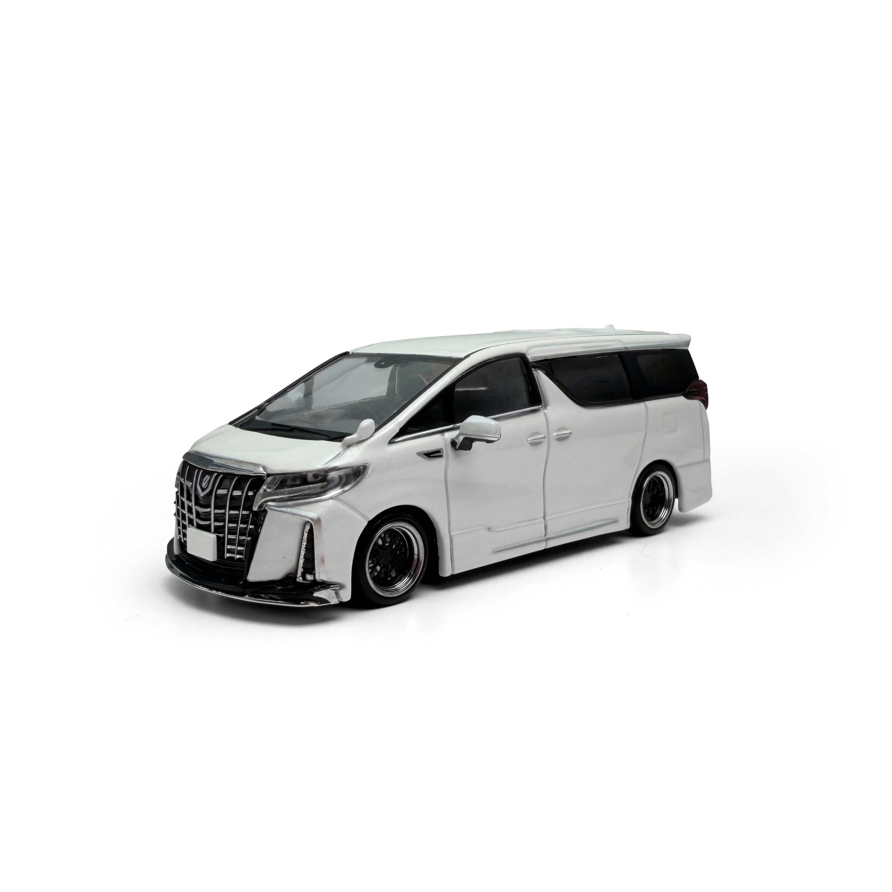 [MODEL MODEL] 1:64 Toyota Alphard White - Toy Space Diecast Online Store Singapore