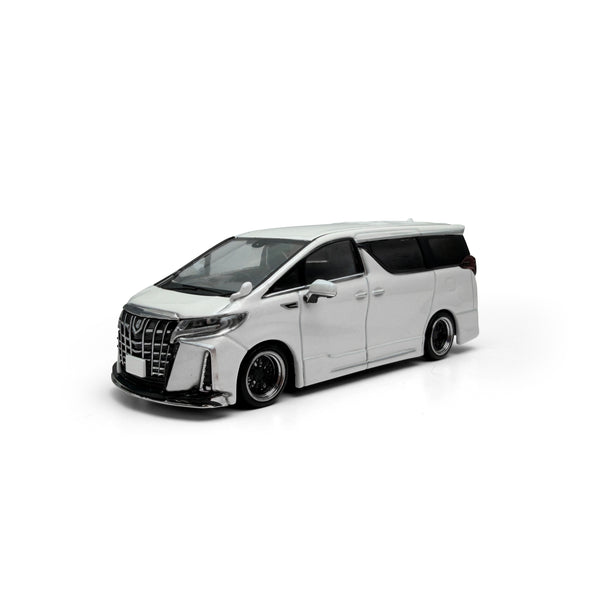 [MODEL MODEL] 1:64 Toyota Alphard White - Toy Space Diecast Online Store Singapore