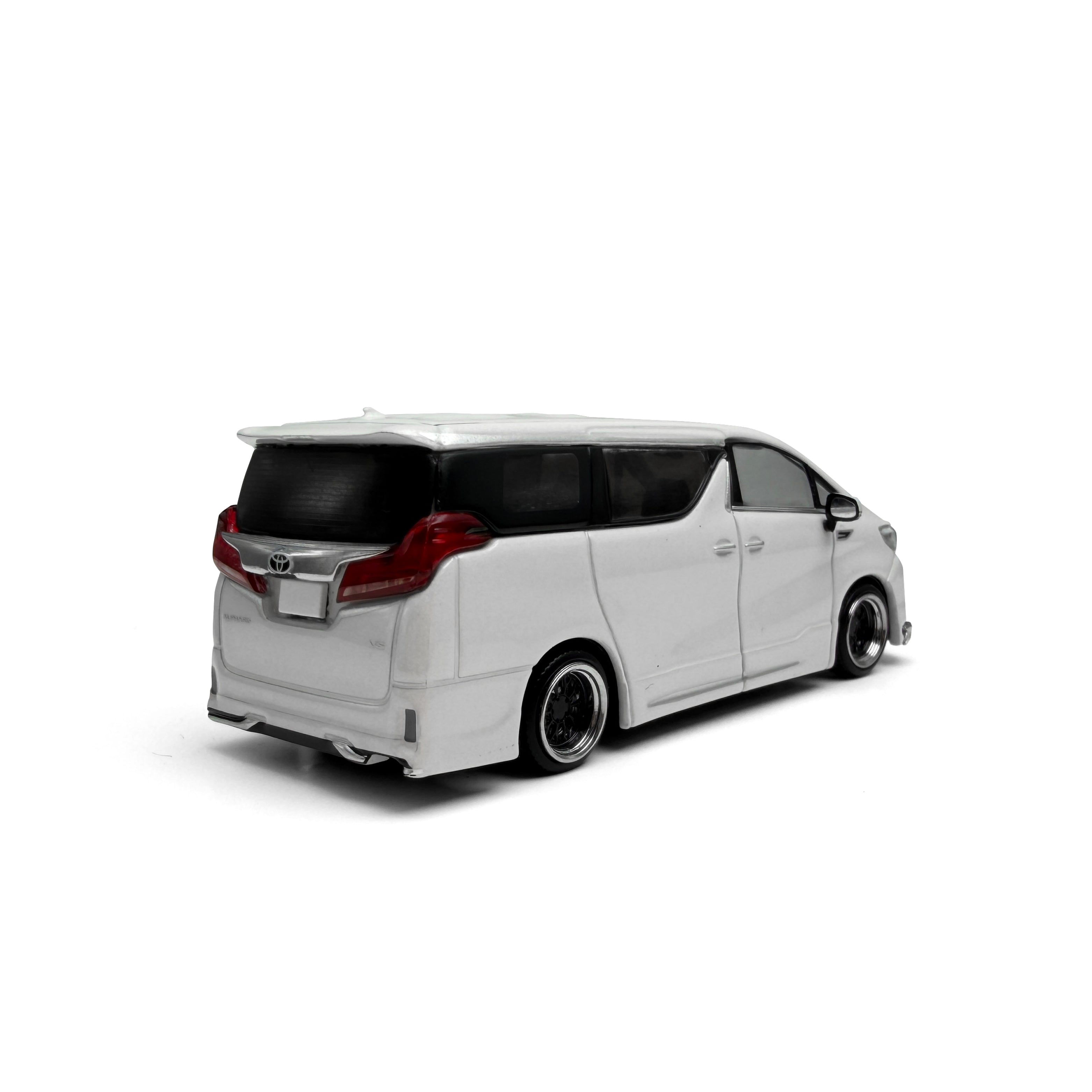 [MODEL MODEL] 1:64 Toyota Alphard White - Toy Space Diecast Online Store Singapore