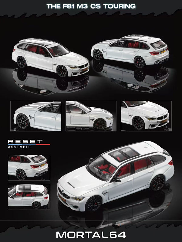 [MORTAL] 1:64 BMW M3 F81 Pearl White