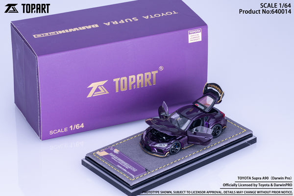 [TOP ART] 1:64 Toyota Supra A90 DarwinPRO Widebody Purple
