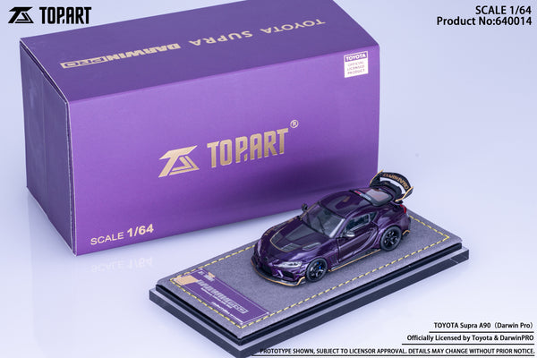 [TOP ART] 1:64 Toyota Supra A90 DarwinPRO Widebody Purple