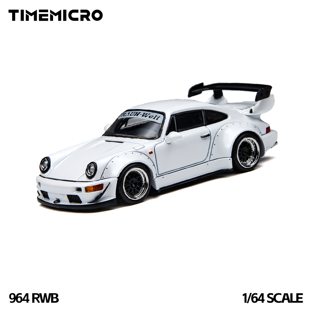 [TIME MICRO] 1:64 RWB 964 White - Toy Space Diecast Online Store Singapore