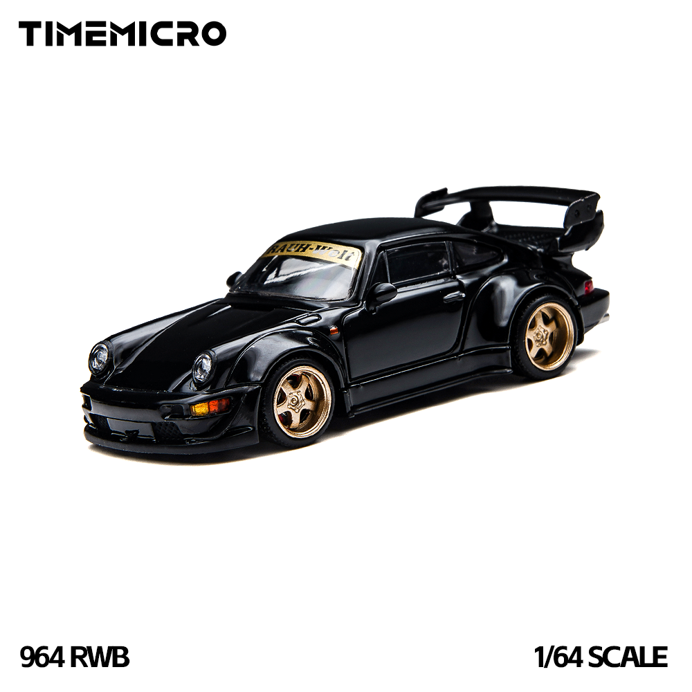 [TIME MICRO] 1:64 RWB 964 Black - Toy Space Diecast Online Store Singapore