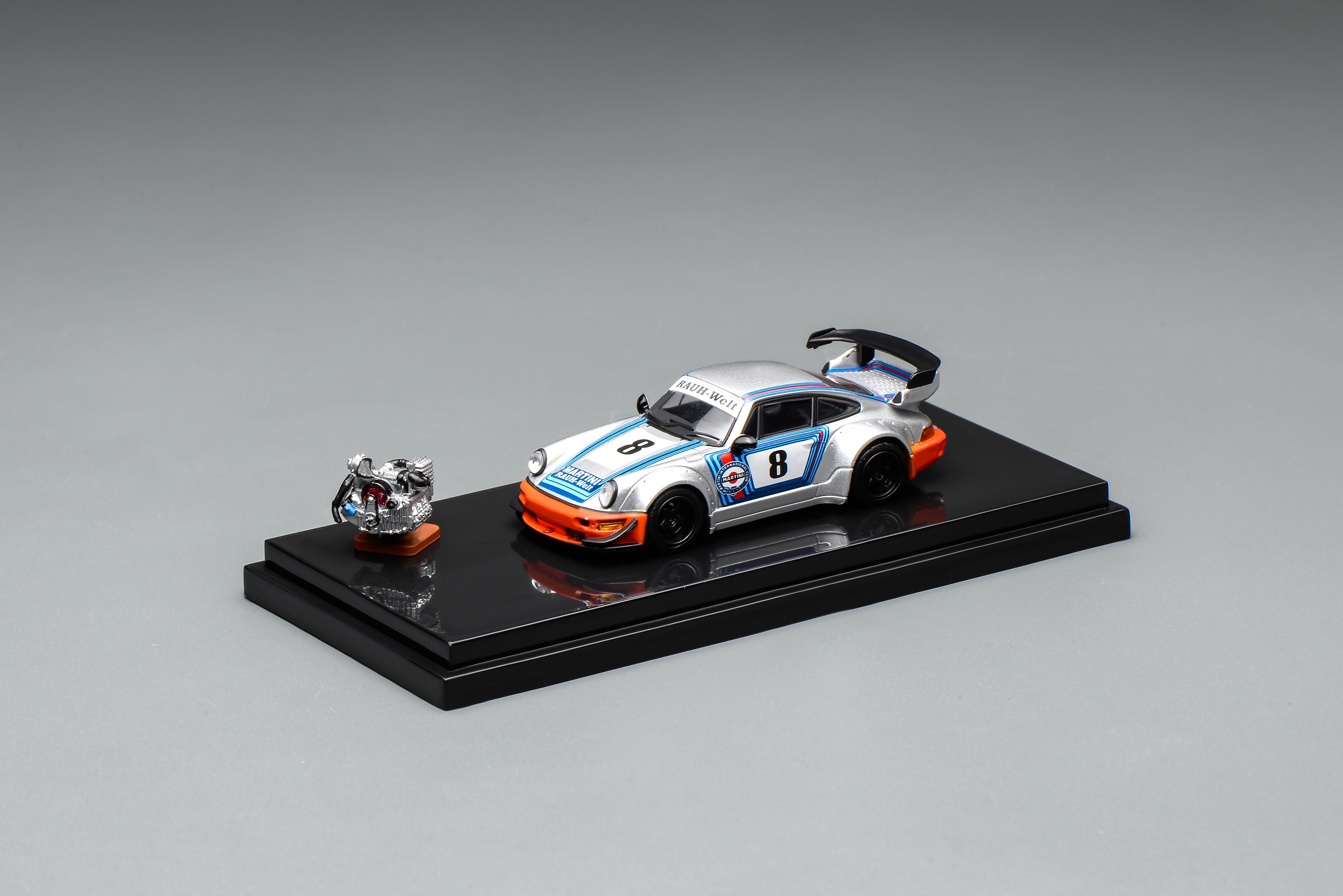 [MOTORHELIX] 1:64 RWB 964 Martini - Toy Space Diecast Online Store Singapore