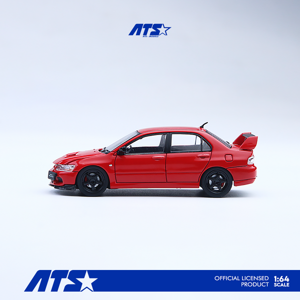 [ATS CAR MODEL] 1:64 Mitsubishi Lancer Evolution IX Red