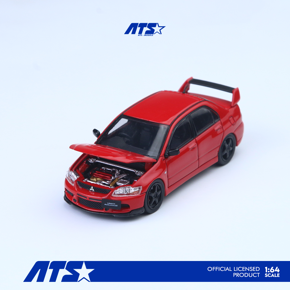 [ATS CAR MODEL] 1:64 Mitsubishi Lancer Evolution IX Red