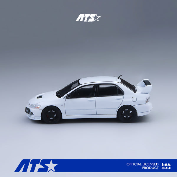 [ATS CAR MODEL] 1:64 Mitsubishi Lancer Evolution IX White
