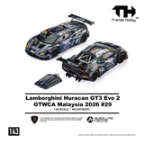 [TRENDS HOBBY] Lamborghini Huracan GT3 EVO2 GTWCA Malaysia 2026 #29 - Toy Space Diecast Online Store Singapore