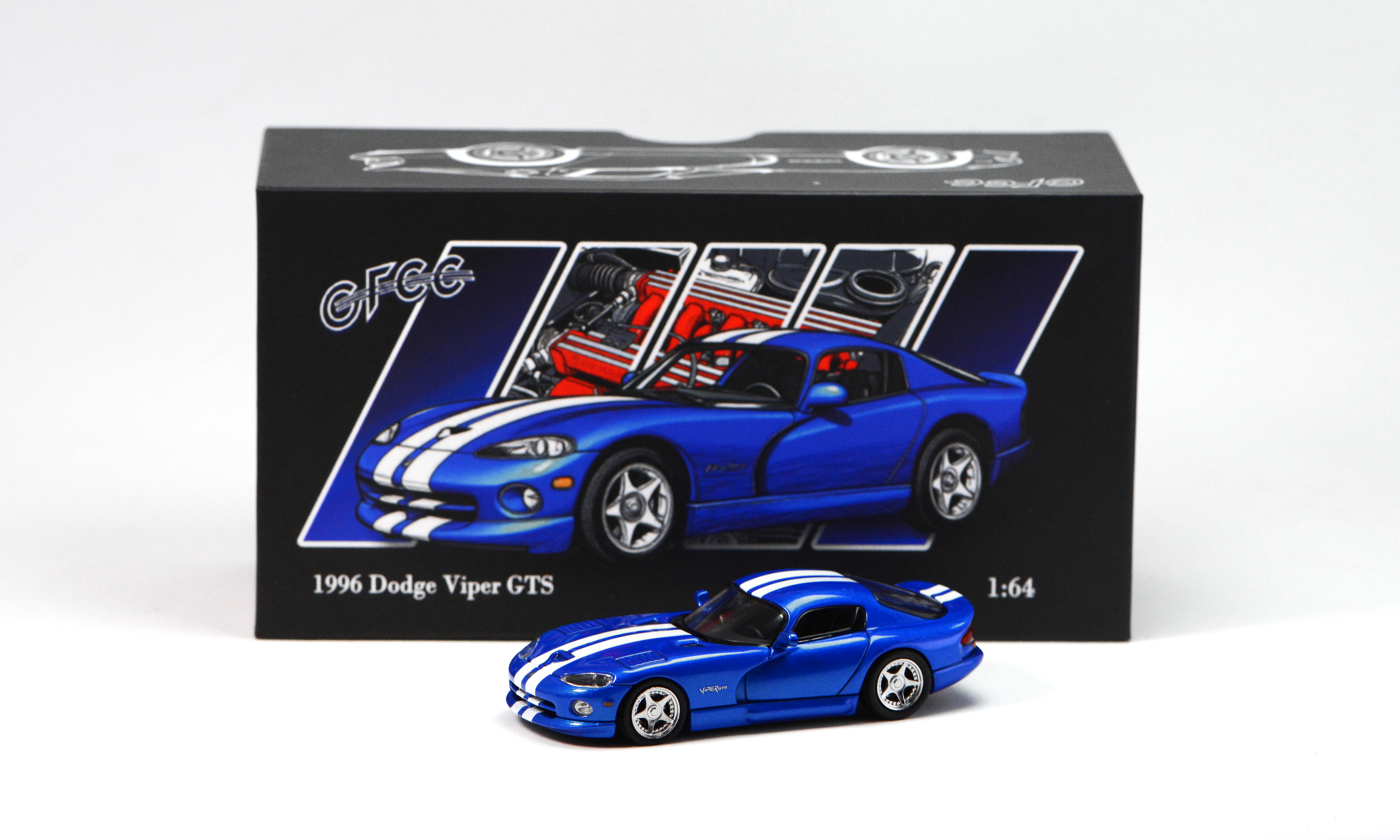 [GFCC] 1:64 Razer Viper GTS Blue White Stripes