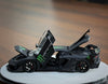 [PGM] 1:64 LP700 GT Evo Black Monster Luxury (Round Base)