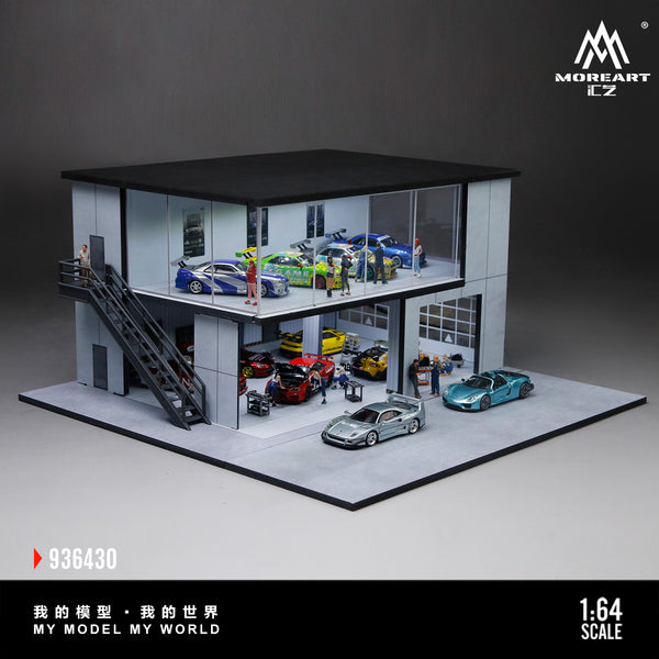 [MOREART] 1:64 Double Storey Showroom & Workshop Diorama