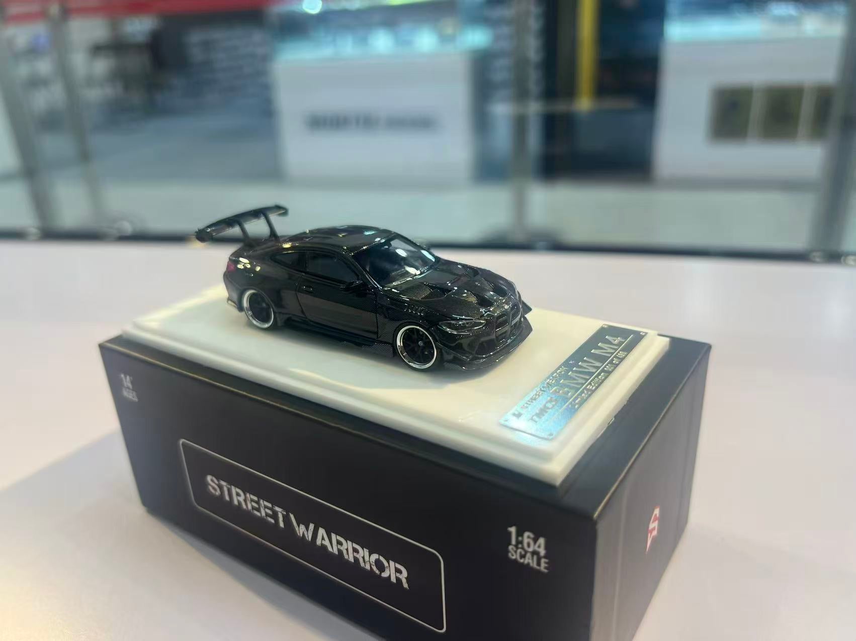 [STREET WEAPON] 1:64 BMW M4 Flossmann Full Widebody Kit G82 GTR Black [TMCS Malaysia 2026]