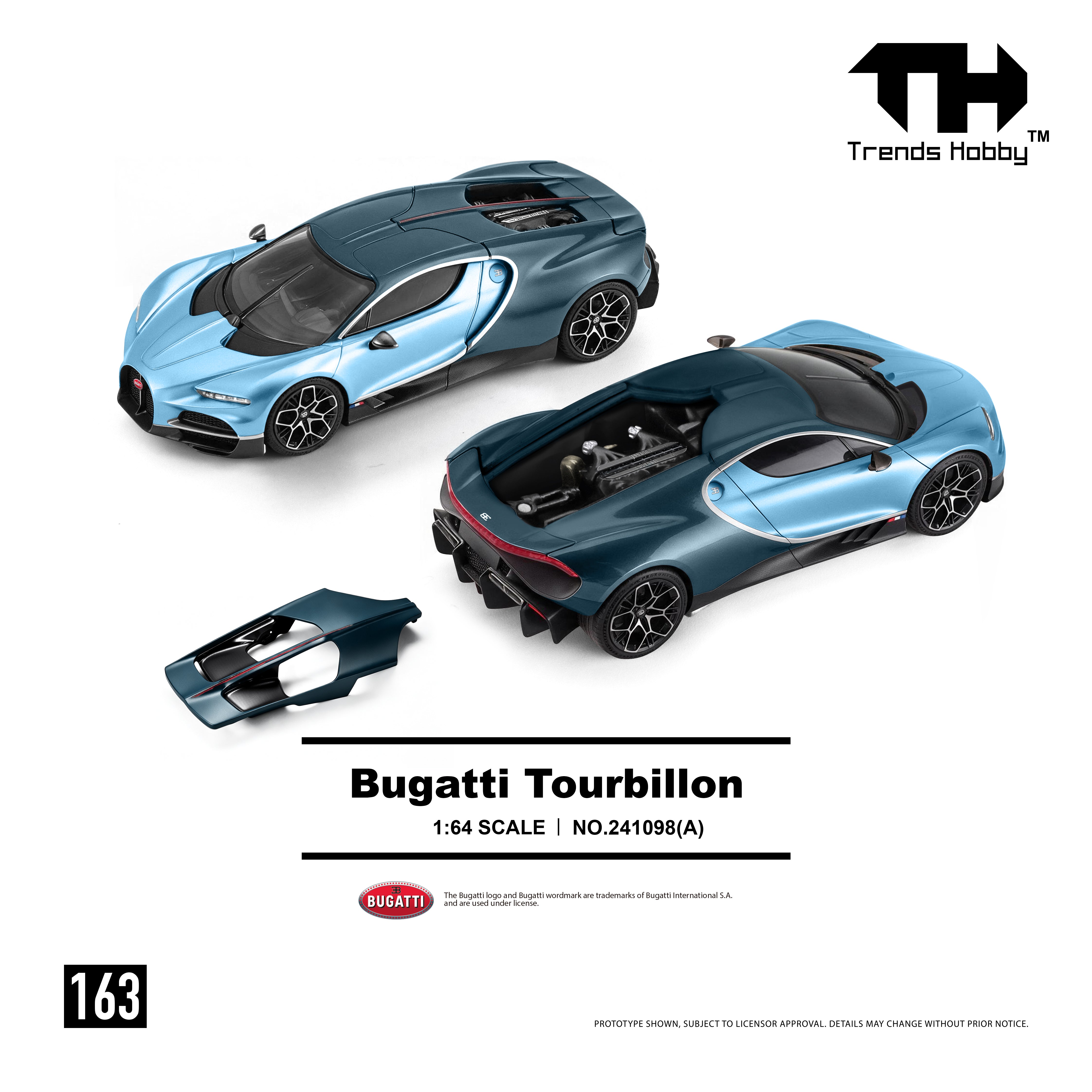 [TRENDS HOBBY] Bugatti Tourbillon Blue