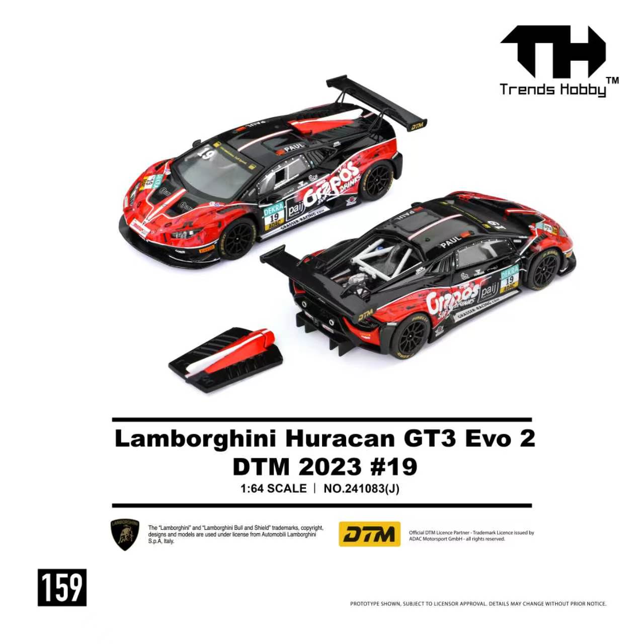 [TRENDS HOBBY] Lamborghini Huracán GT3 EVO2 DTM 2023 #19