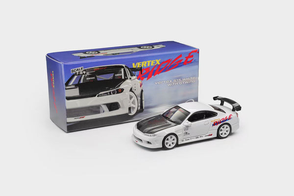 [MODEL MODEL] 1:64 Vertex S15 White With GT Wing
