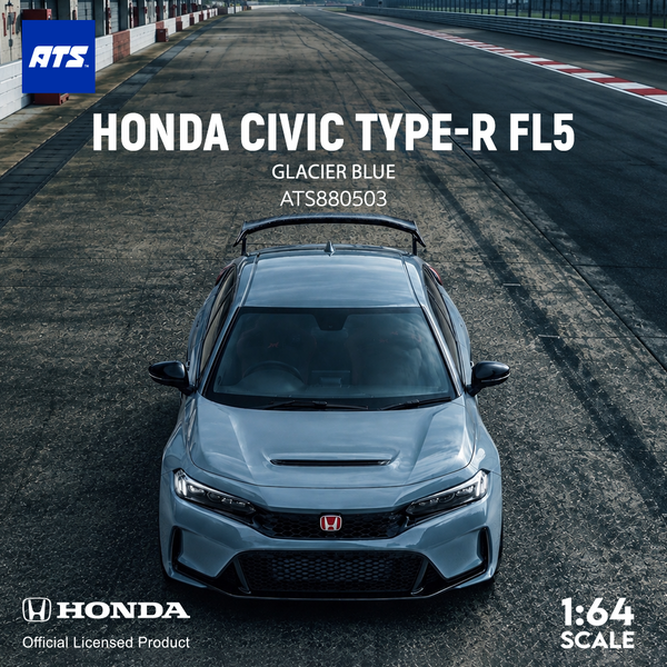 [ATS CAR MODEL] 1:64 Honda Civic Type-R FL5 Glacier Blue