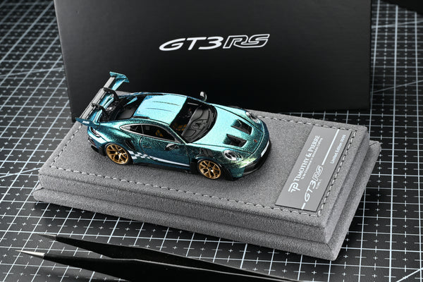 [TP] 1:64 Porsche 911 992 GT3 RS Special Effects Olive Green