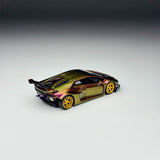 [KING MODEL] 1:64 LB Huracan GT Yellow & Purple Gold (Set of 2)