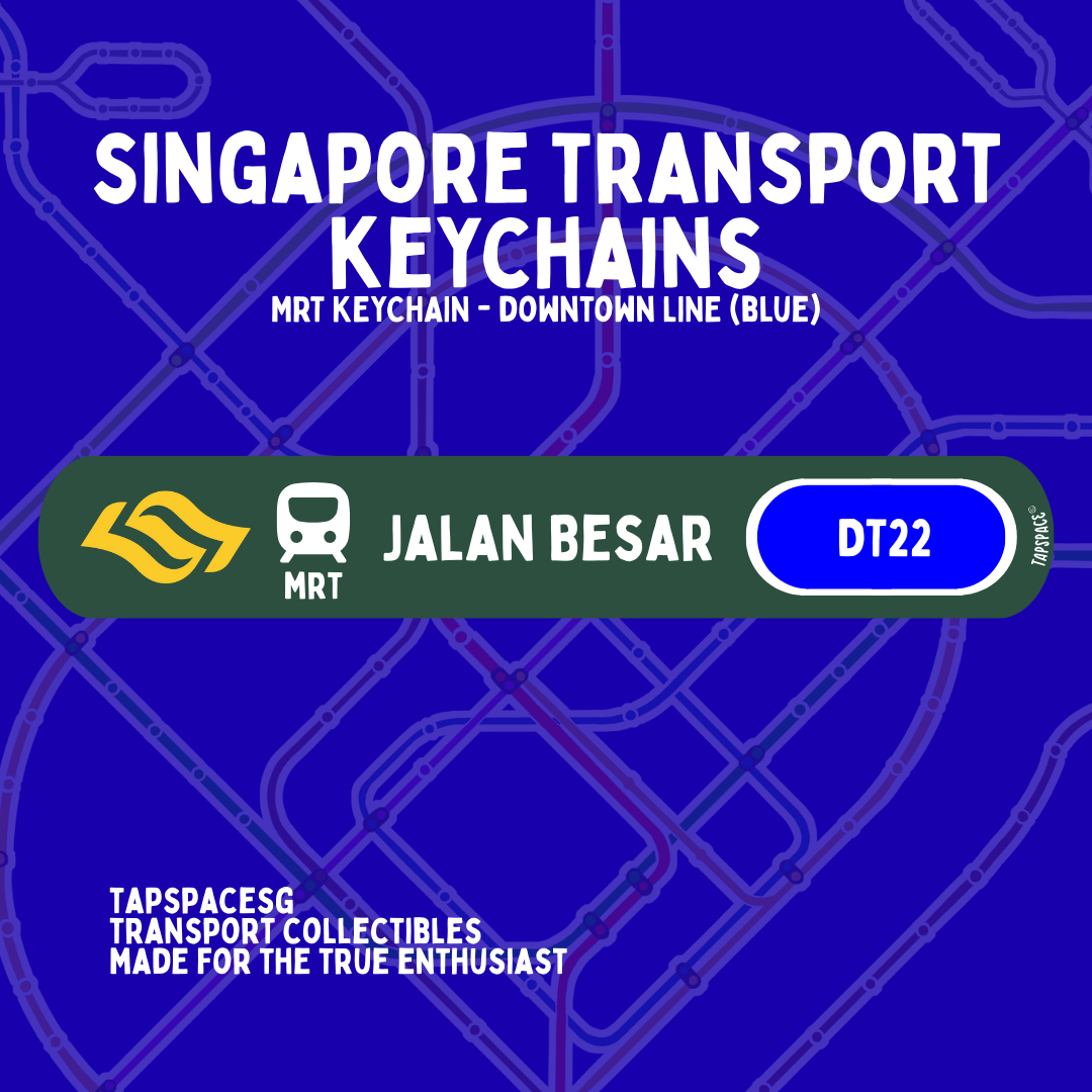 Jalan Besar MRT Station Keychain
