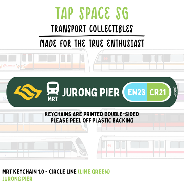 Jurong Pier MRT Station Keychain