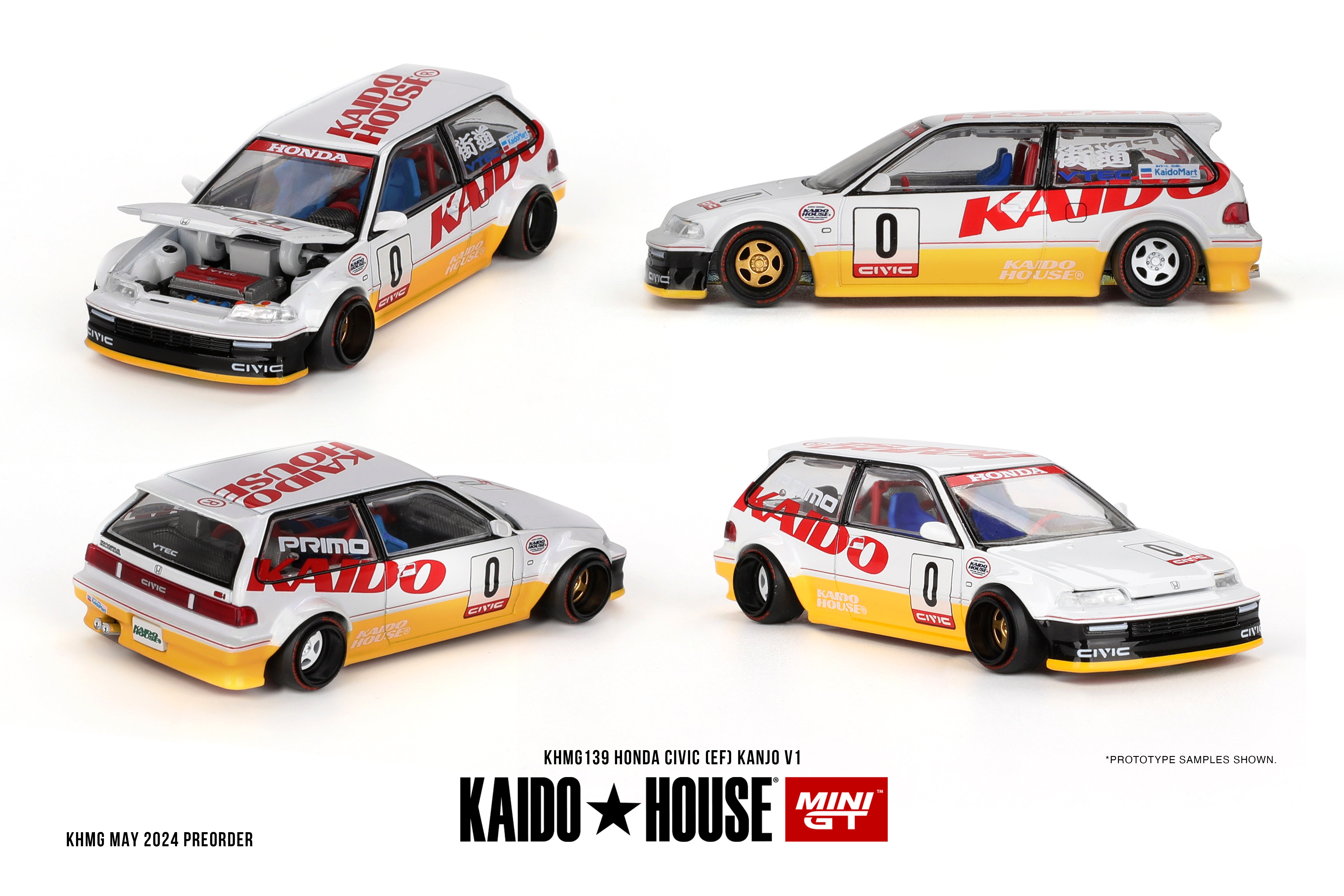 Mini GT X Kaido House Honda Civic (EF) Kanjo V1 [KHMG0139]