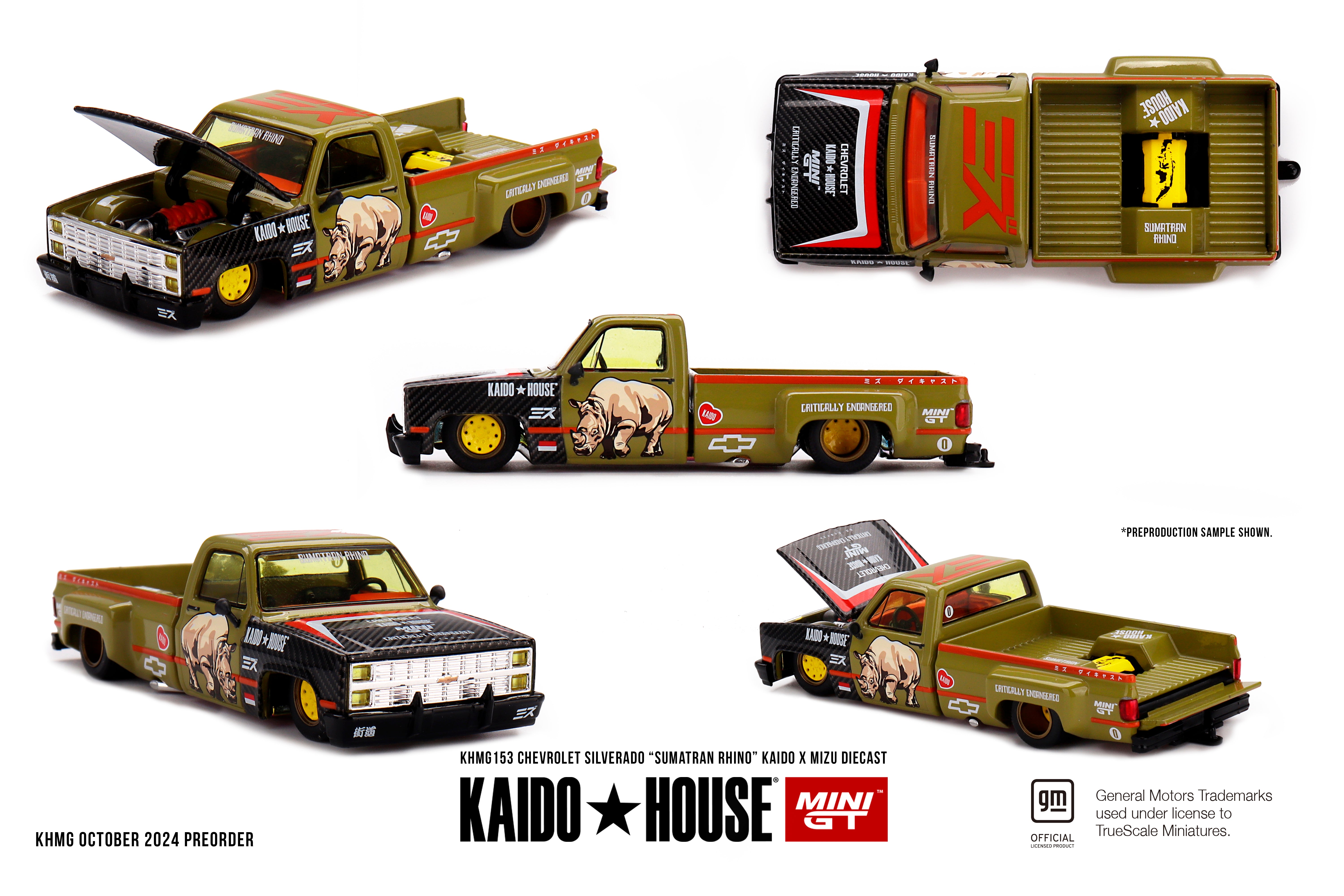 [KAIDO HOUSE] Chevrolet Silverado “Sumatran Rhino” [MIZU Diecast 2024]