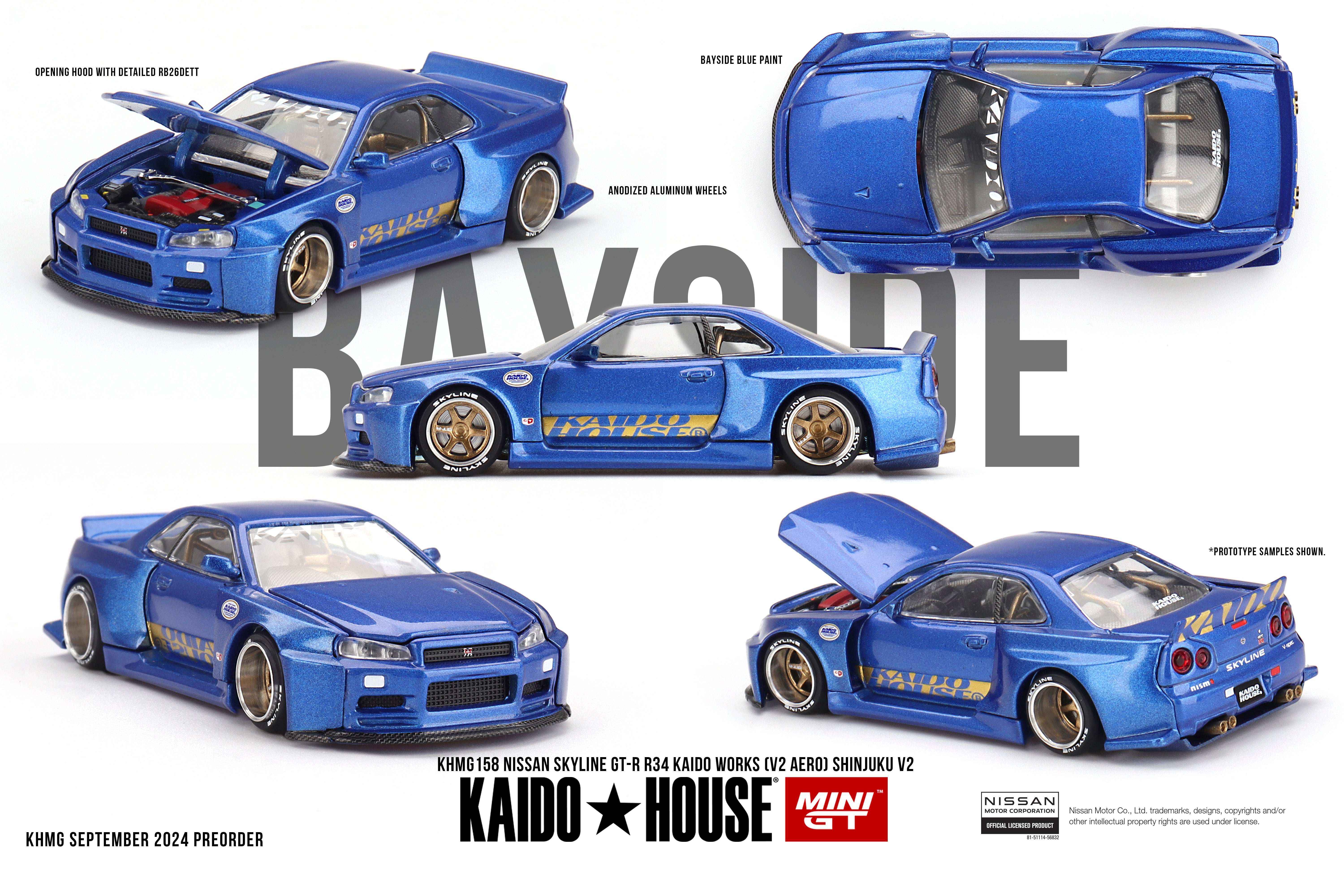 [KAIDO HOUSE] Nissan Skyline GT-R (R34) Kaido Works (V2 Aero) Shinjuku V2