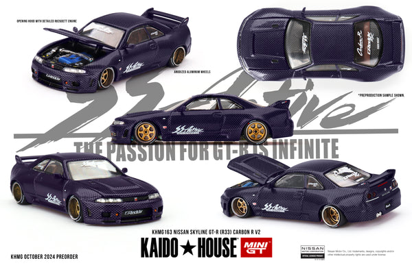 [KAIDO HOUSE] Nissan Skyline GT-R (R33) Active Carbon R V2