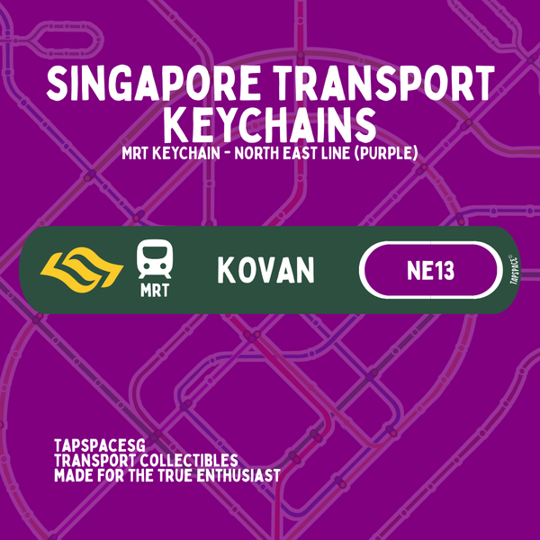 Kovan MRT Station Keychain