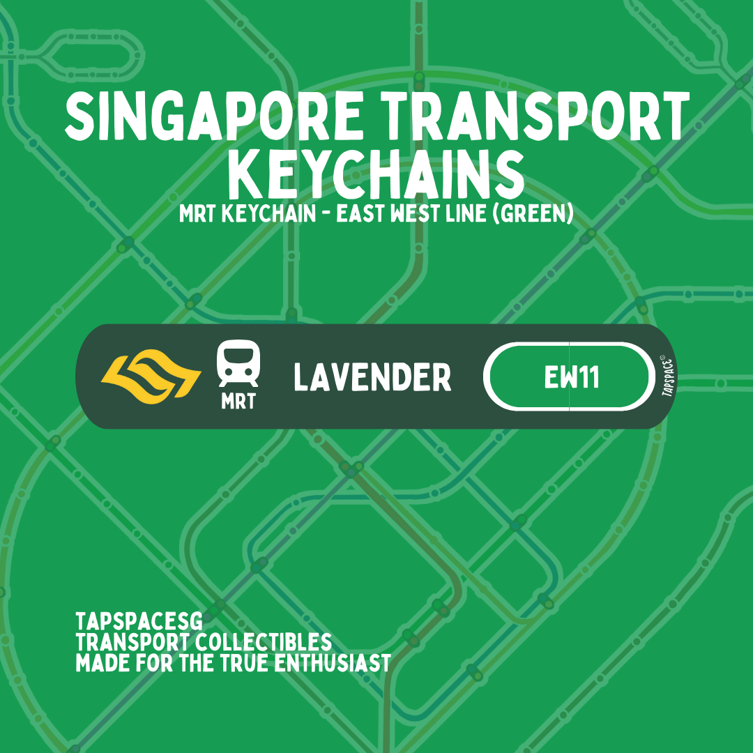 Lavender MRT Station Keychain