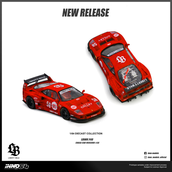 [INNO64] LBWK F40 Collet - Toy Space Diecast Online Store Singapore