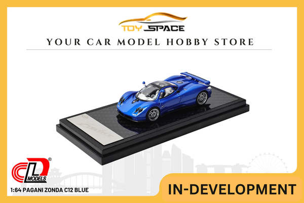 [LCD] 1:64 Pagani Zonda C12 Blue
