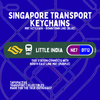 Little India MRT Station Keychain