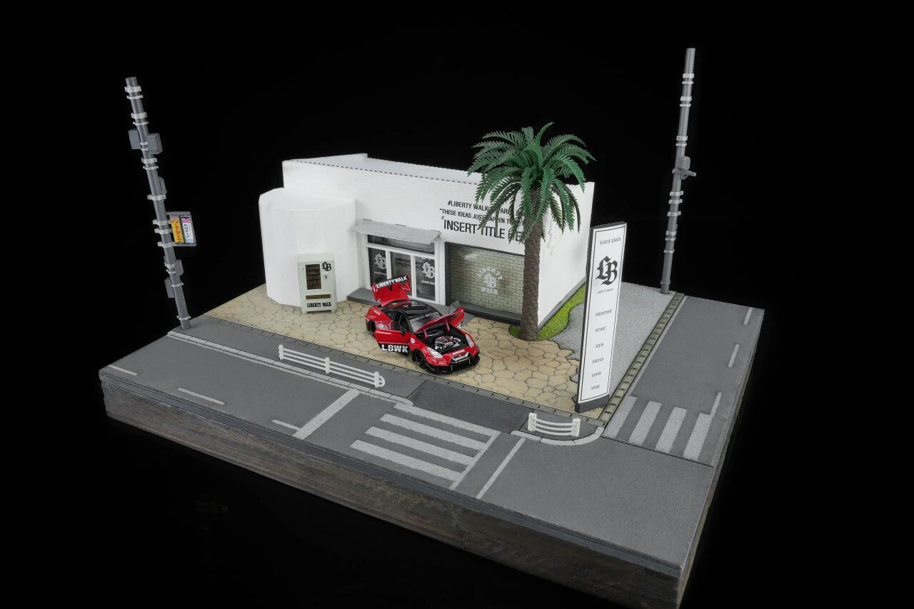 [MOTORHELIX] 1:64 Nagoya HQ Store Diorama