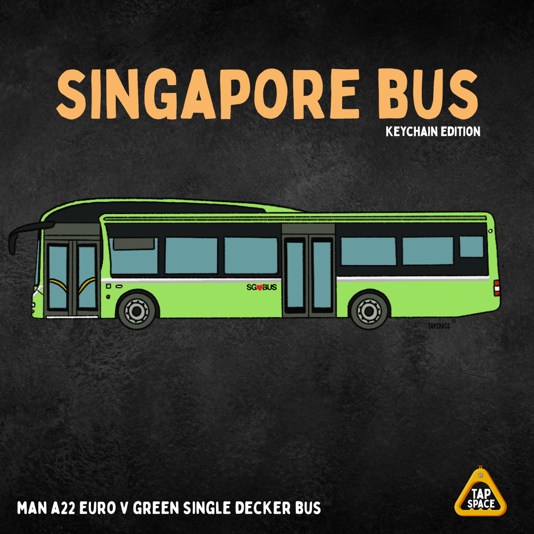 MAN A22 Euro V Green Bus Keychain