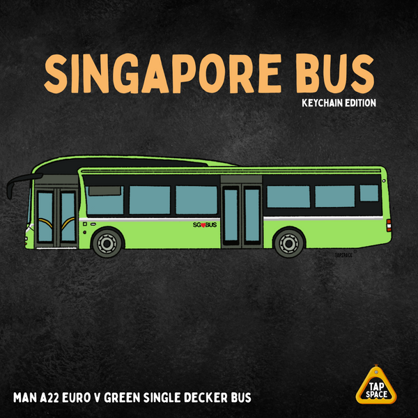 MAN A22 Euro V Green Bus Keychain