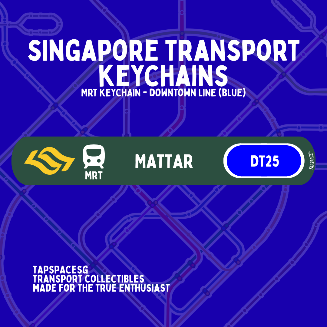 Mattar MRT Station Keychain