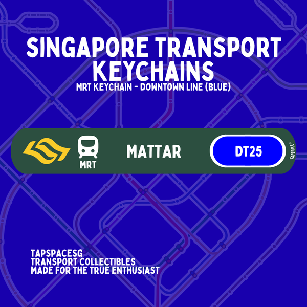 Mattar MRT Station Keychain