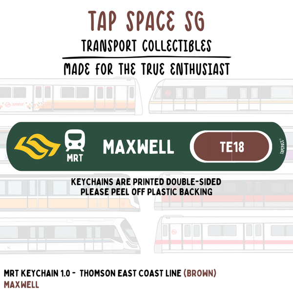 Maxwell MRT Station Keychain