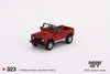 Mini GT Land Rover Defender 90 Pickup Masai Red (RHD)