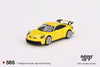 Mini GT Porsche 911 (992) GT3 Racing Yellow (RHD)