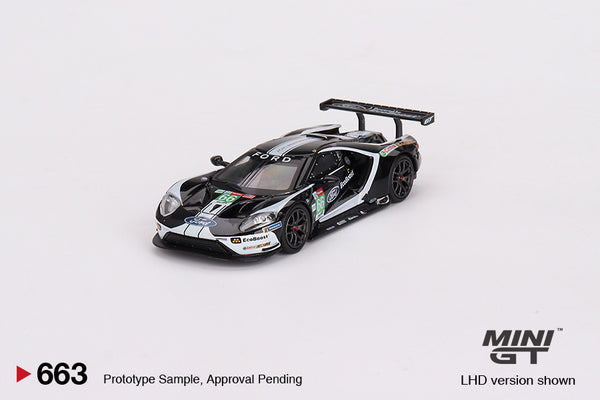 Mini GT Ford GT LMGTE PRO 2019 24 Hrs Of Le Mans Ford Chip Ganassi Team 4 Cars Set Limited Edition 3000 (LHD)