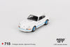 Mini GT Porsche 911 Carrera RS 2.7 Grand Prix White with Blue Livery