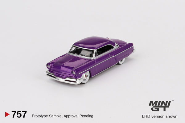 Mini GT Lincoln Capri Hot Rod 1954 Purple Metallic
