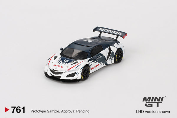 Mini GT Honda NSX GT3 EVO AlphaTauri Yuki Tsunoda 2023 Red Bull Formula Nurburgring