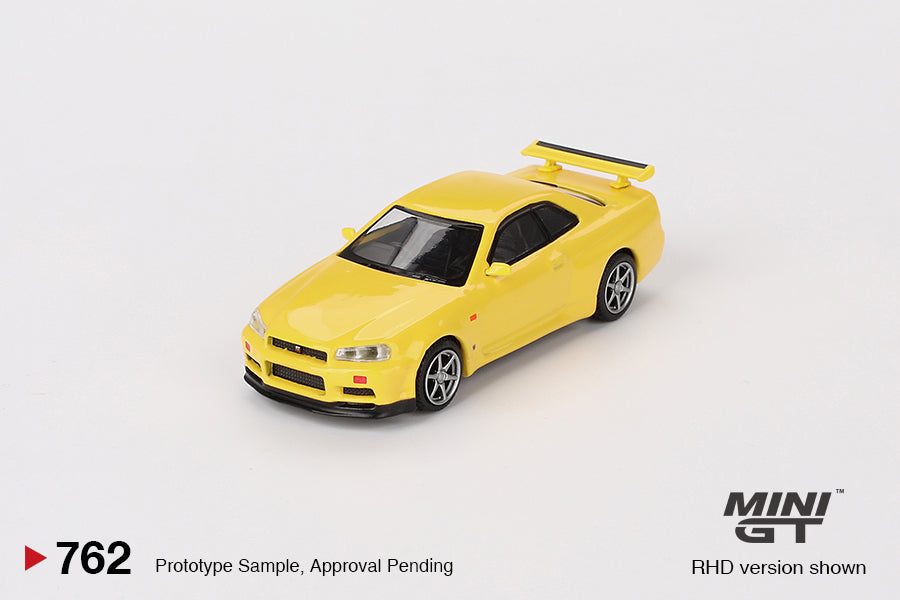 [MINI GT] Nissan Skyline GT-R (R34) V-Spec Lightning Yellow