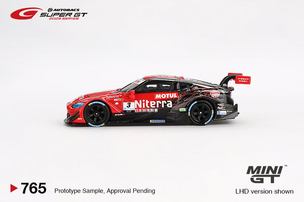 [MINI GT] Nissan Z GT500 #3 "Niterra MOTUL Z" NDDP Racing 2023 Super GT Series / Super GT Blister Packaging