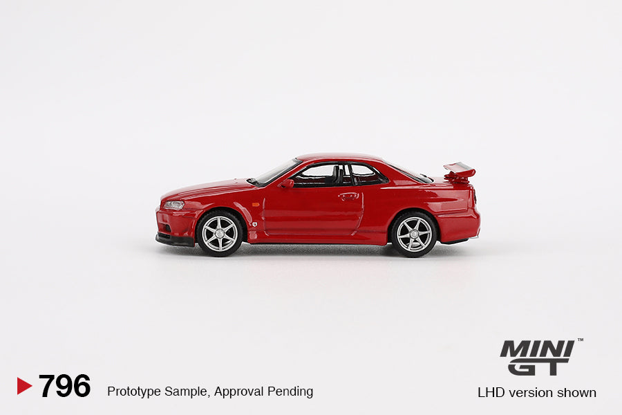 [MINI GT] Nissan Skyline GT-R (R34) V-Spec Active Red