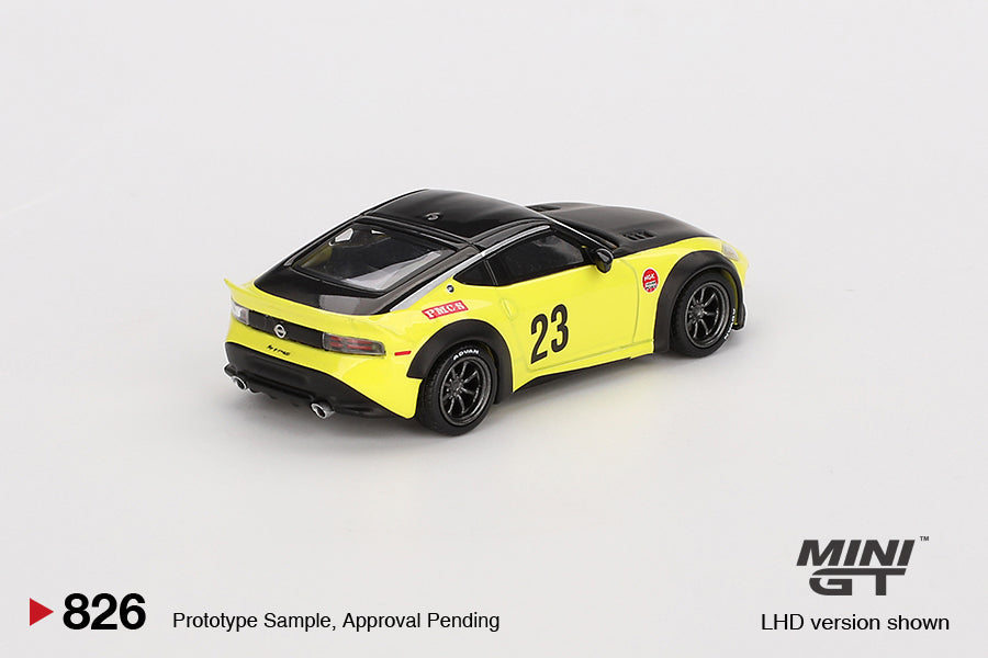 [MINI GT] Nissan Z LB★NATION Works Ikazuchi Yellow